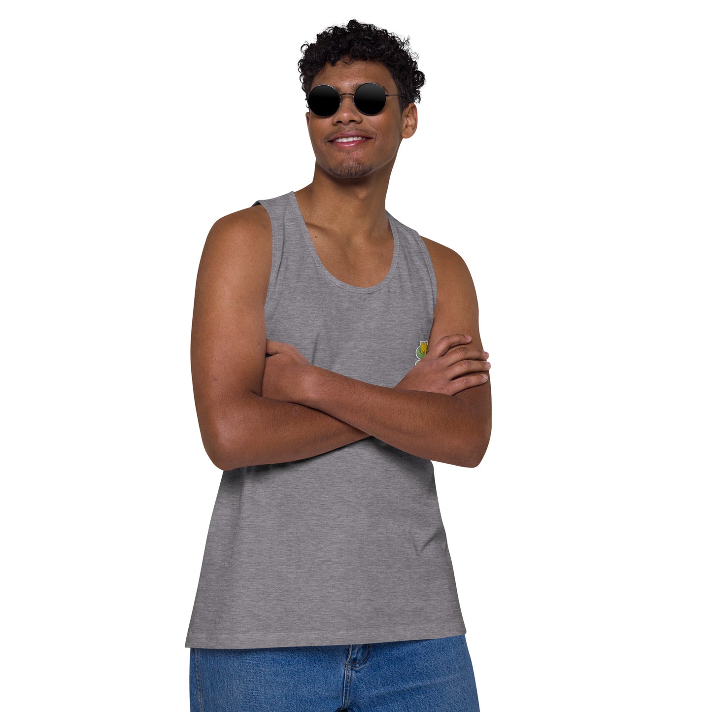 Premium Embroidered Tank Top (Men's)
