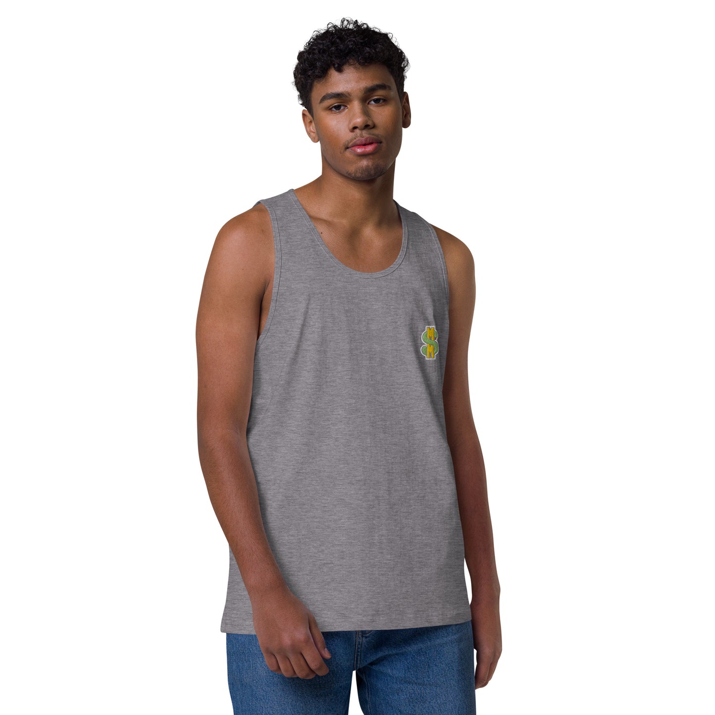Premium Embroidered Tank Top (Men's)