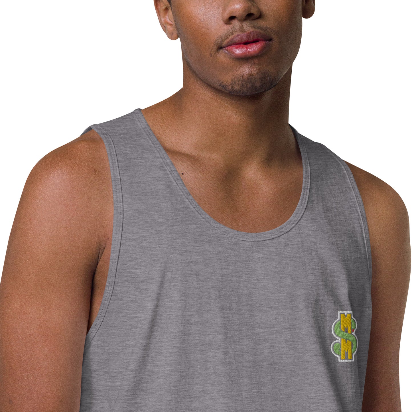 Premium Embroidered Tank Top (Men's)