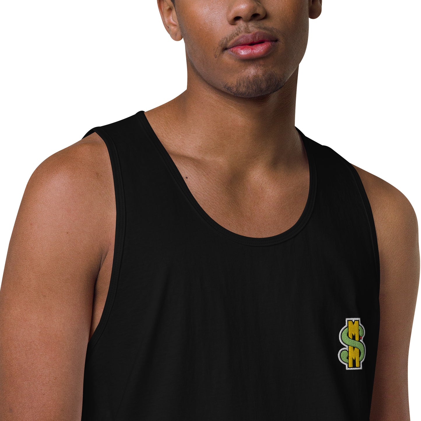 Premium Embroidered Tank Top (Men's)