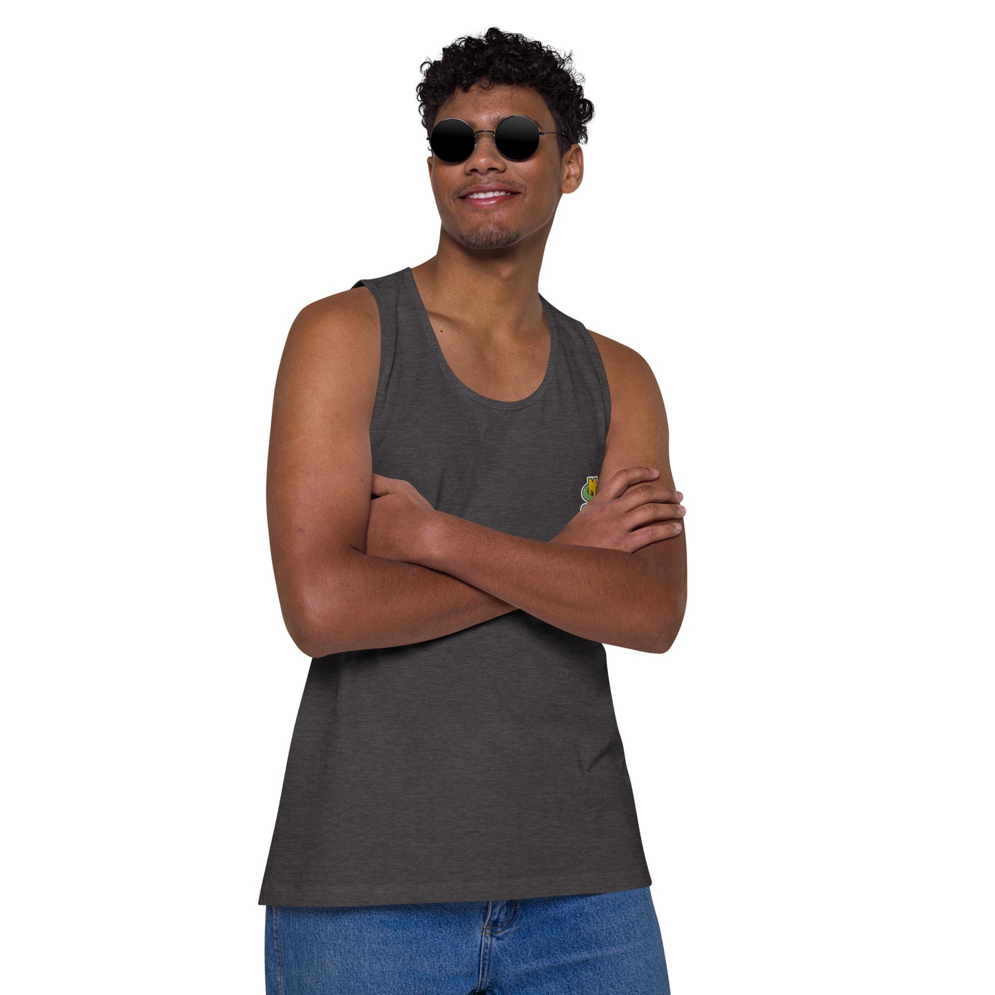 Premium Embroidered Tank Top (Men's)