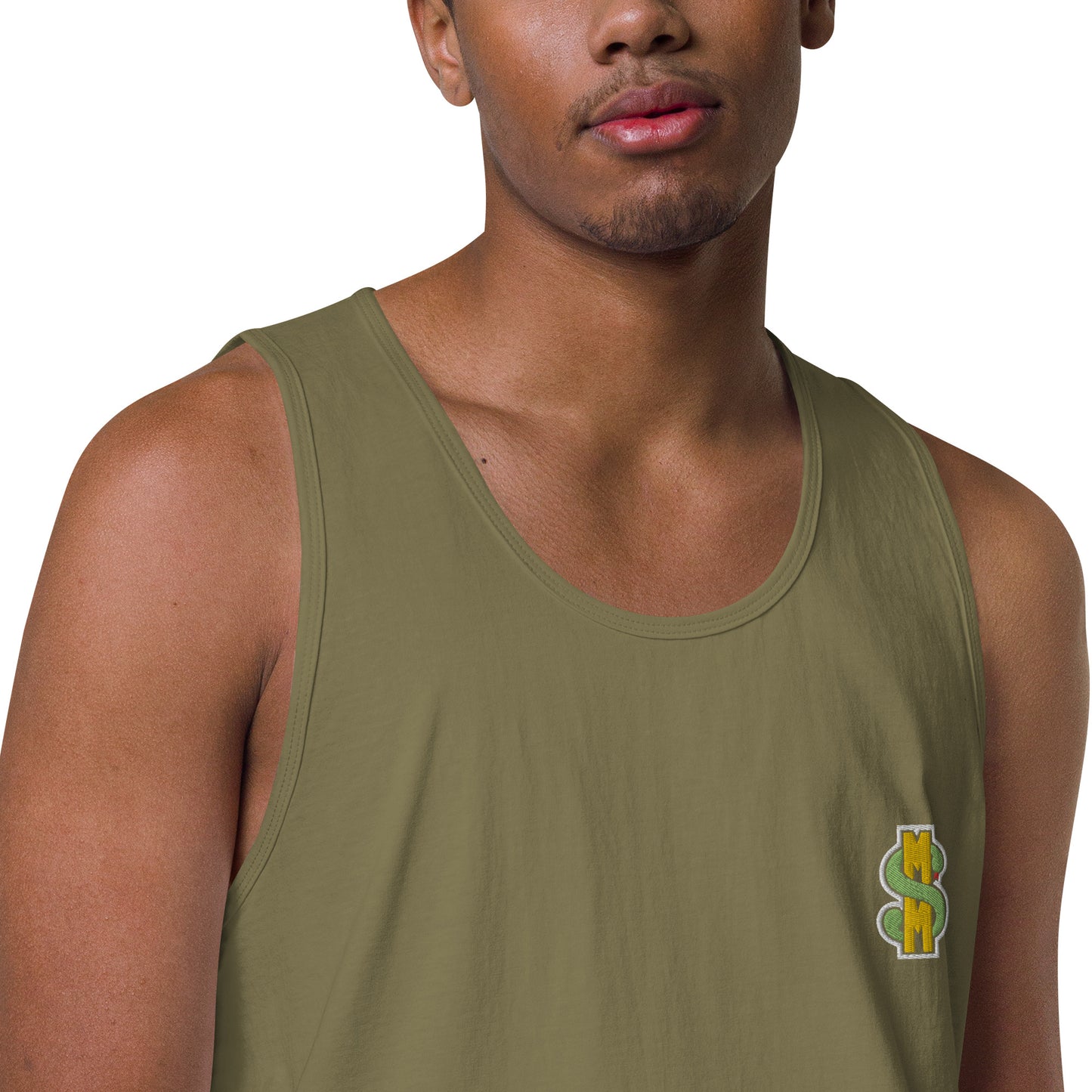 Premium Embroidered Tank Top (Men's)