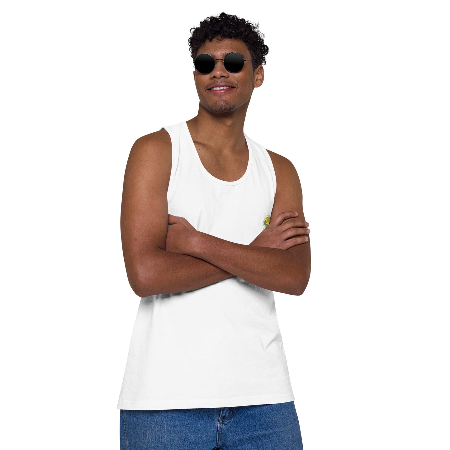 Premium Embroidered Tank Top (Men's)