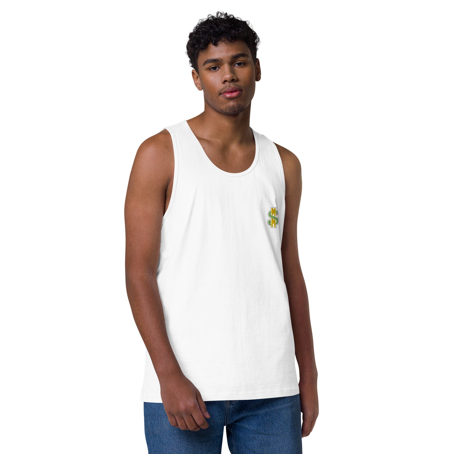 Premium Embroidered Tank Top (Men's)