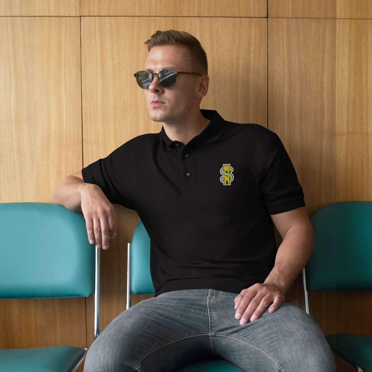 Premium Relaxed-fit Embroidered Polo (Men's)