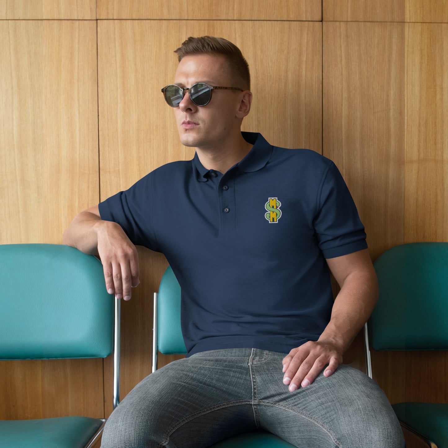 Premium Relaxed-fit Embroidered Polo (Men's)