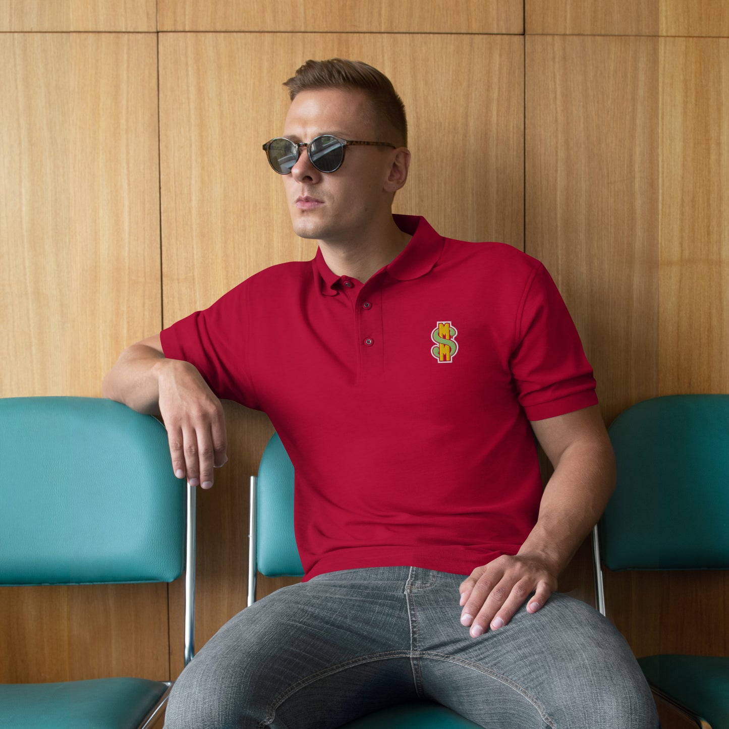 Premium Relaxed-fit Embroidered Polo (Men's)