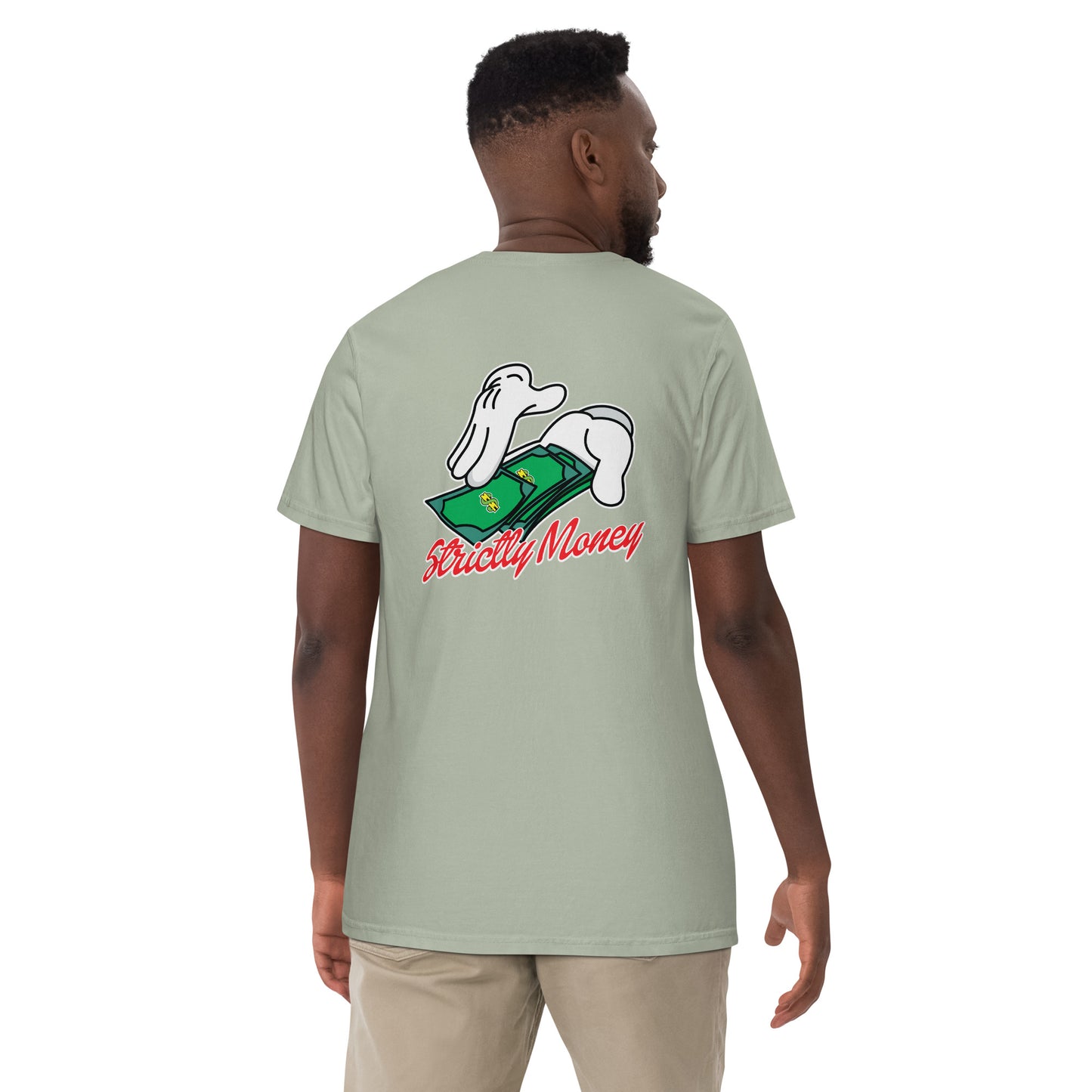 Premium Embroidered T Shirt - Strictly Money (Men's)