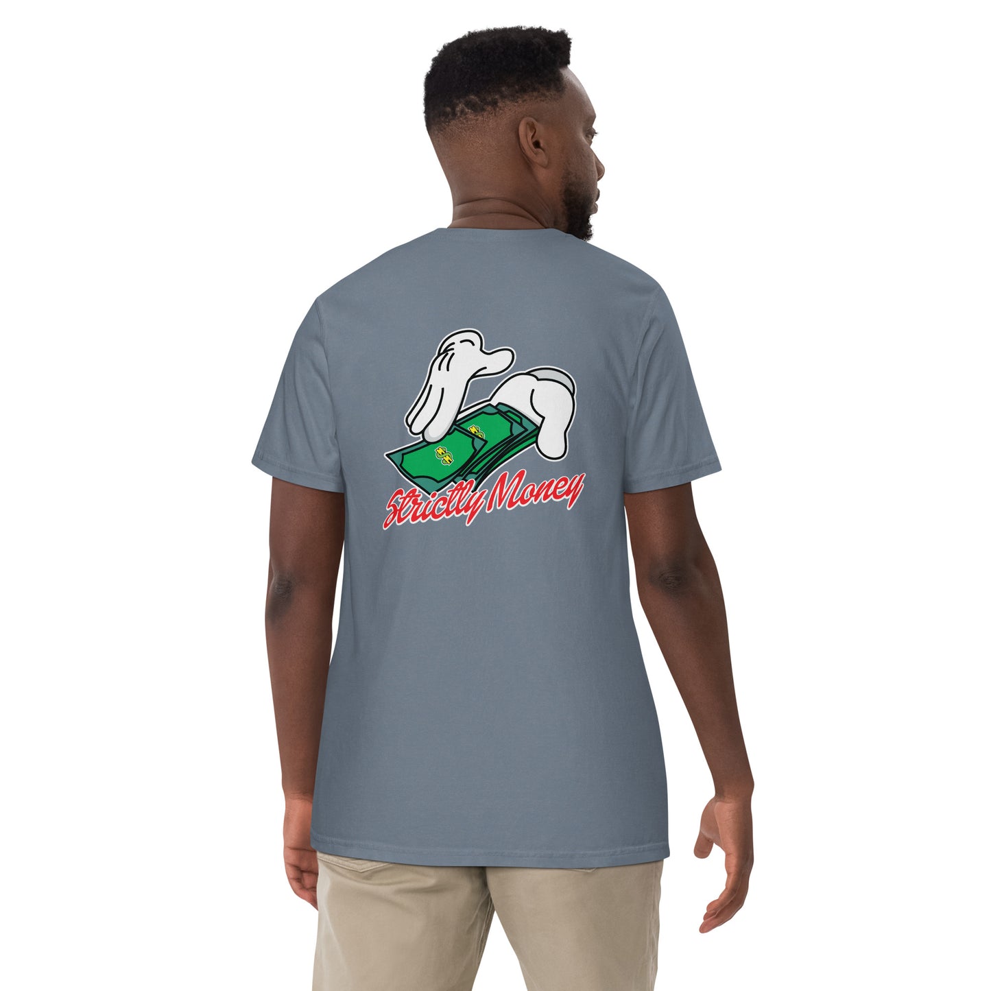 Premium Embroidered T Shirt - Strictly Money (Men's)