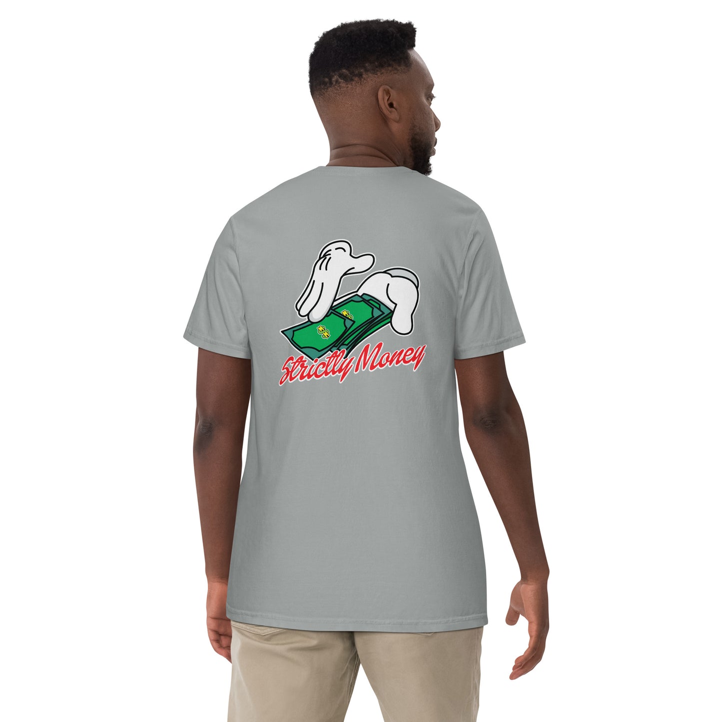 Premium Embroidered T Shirt - Strictly Money (Men's)