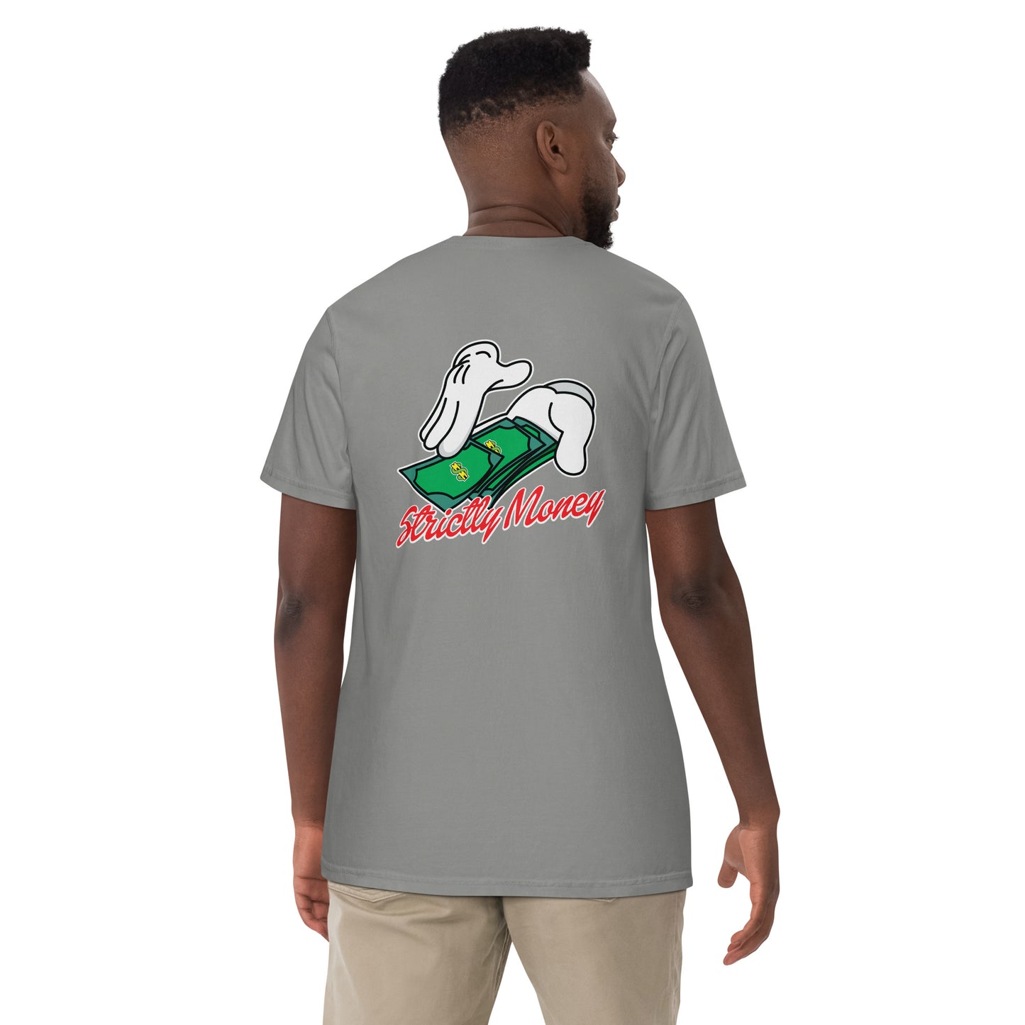 Premium Embroidered T Shirt - Strictly Money (Men's)