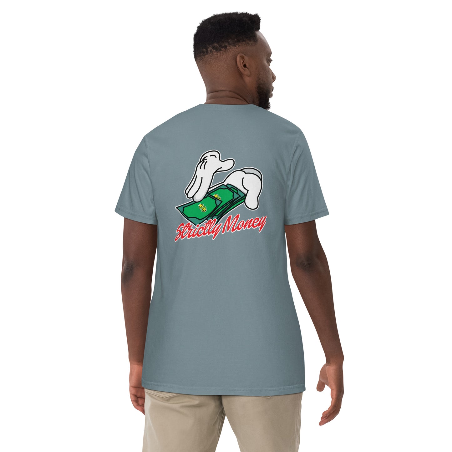 Premium Embroidered T Shirt - Strictly Money (Men's)
