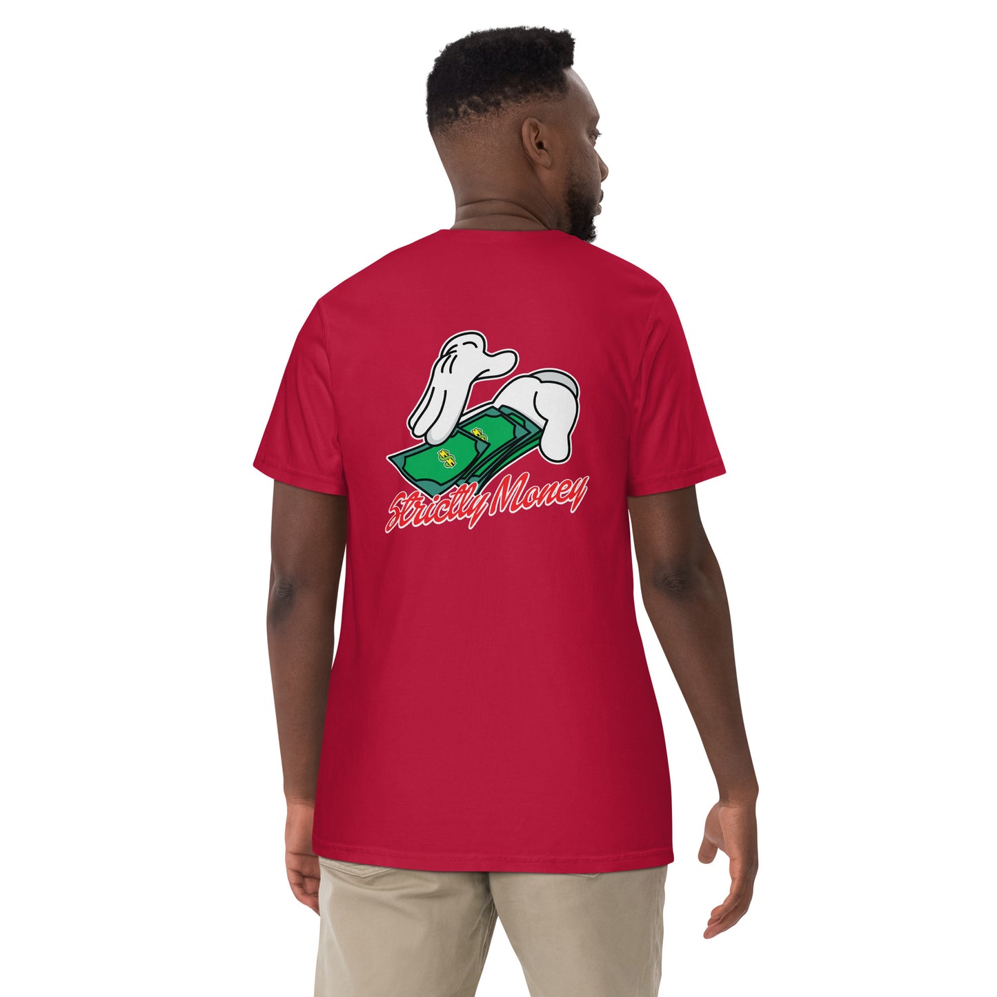 Premium Embroidered T Shirt - Strictly Money (Men's)
