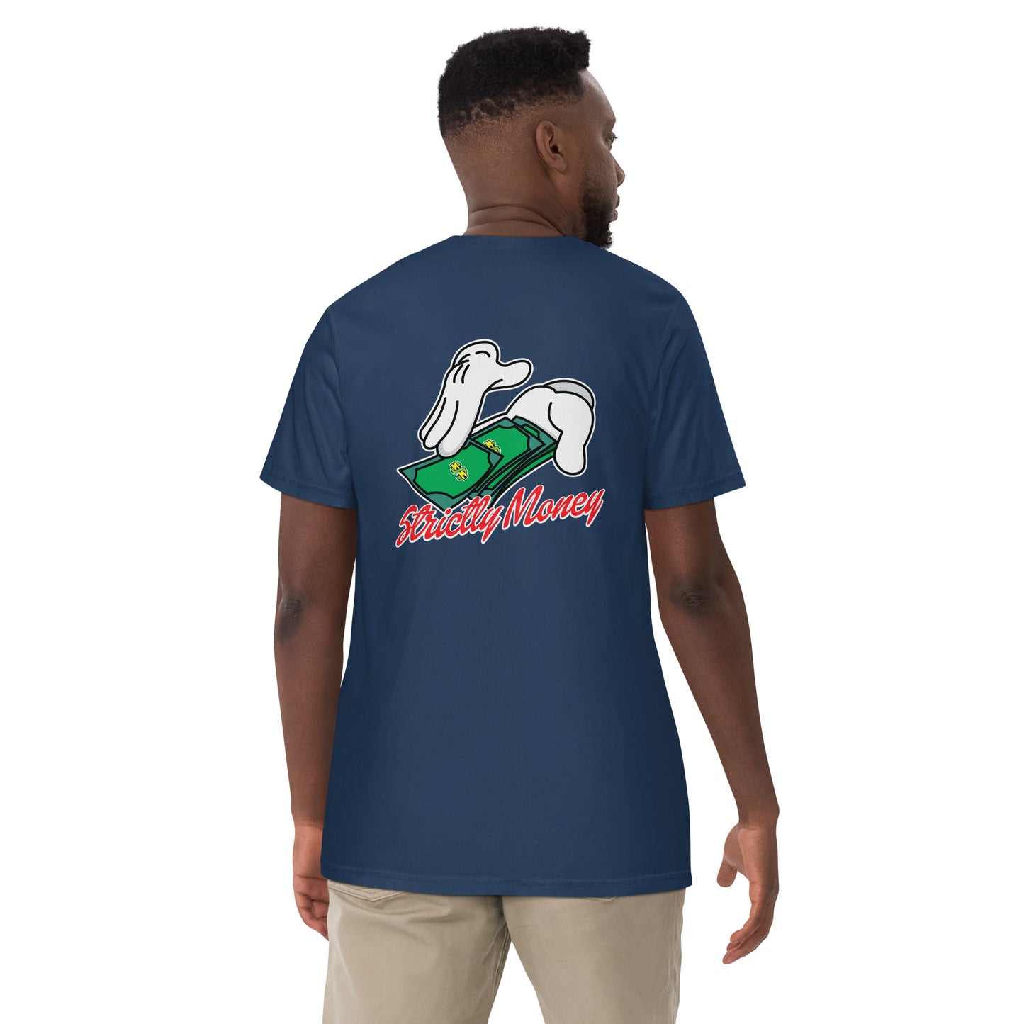 Premium Embroidered T Shirt - Strictly Money (Men's)
