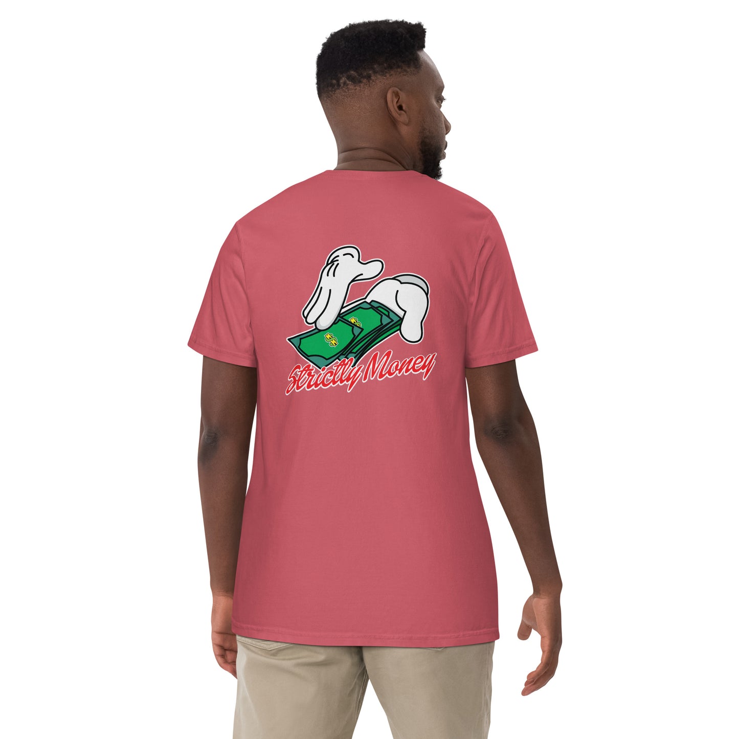 Premium Embroidered T Shirt - Strictly Money (Men's)