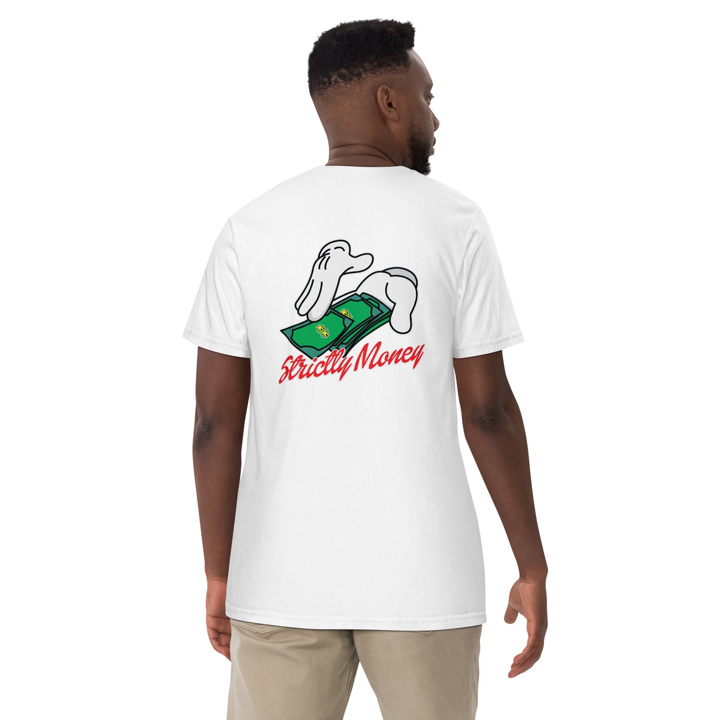 Premium Embroidered T Shirt - Strictly Money (Men's)