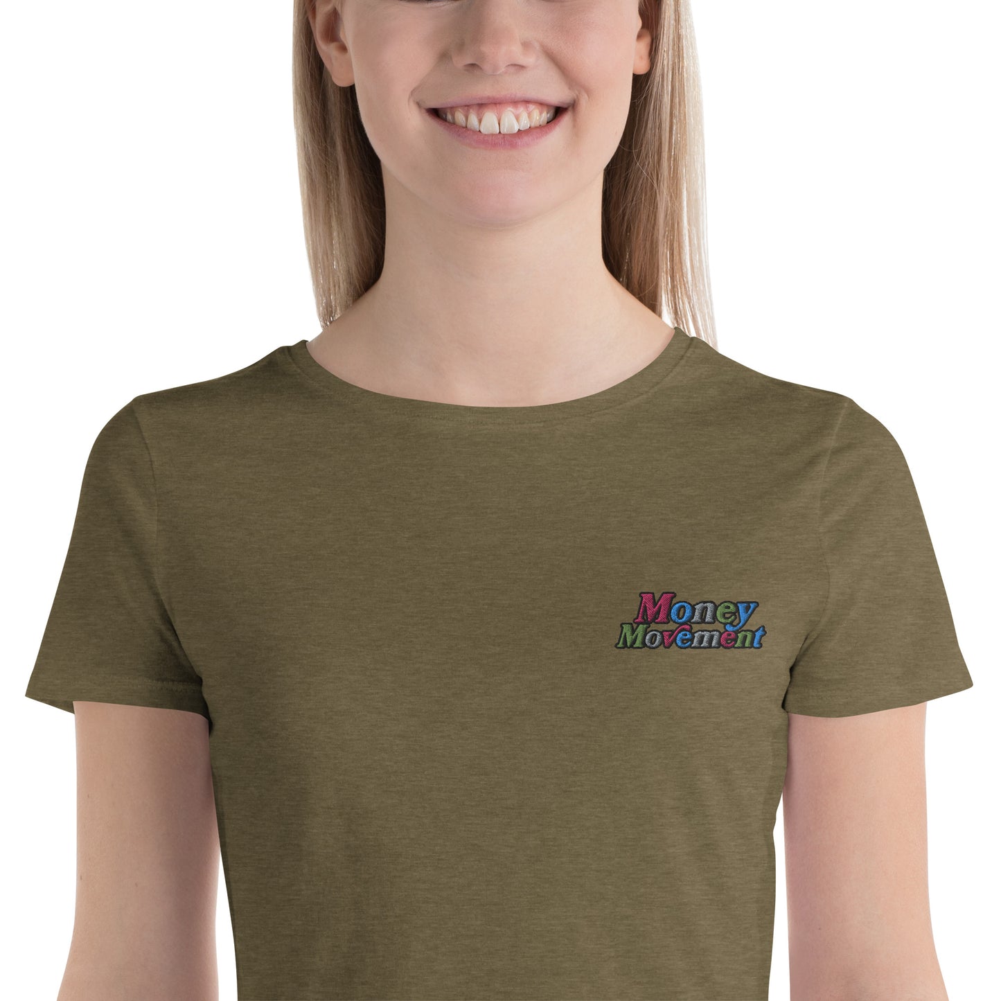 Premium Embroidered Crop Top (Women's)