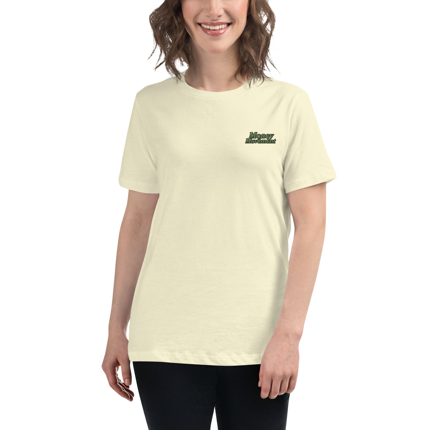 Premium Embroidered Relaxed-fit T-shirt (Women's)