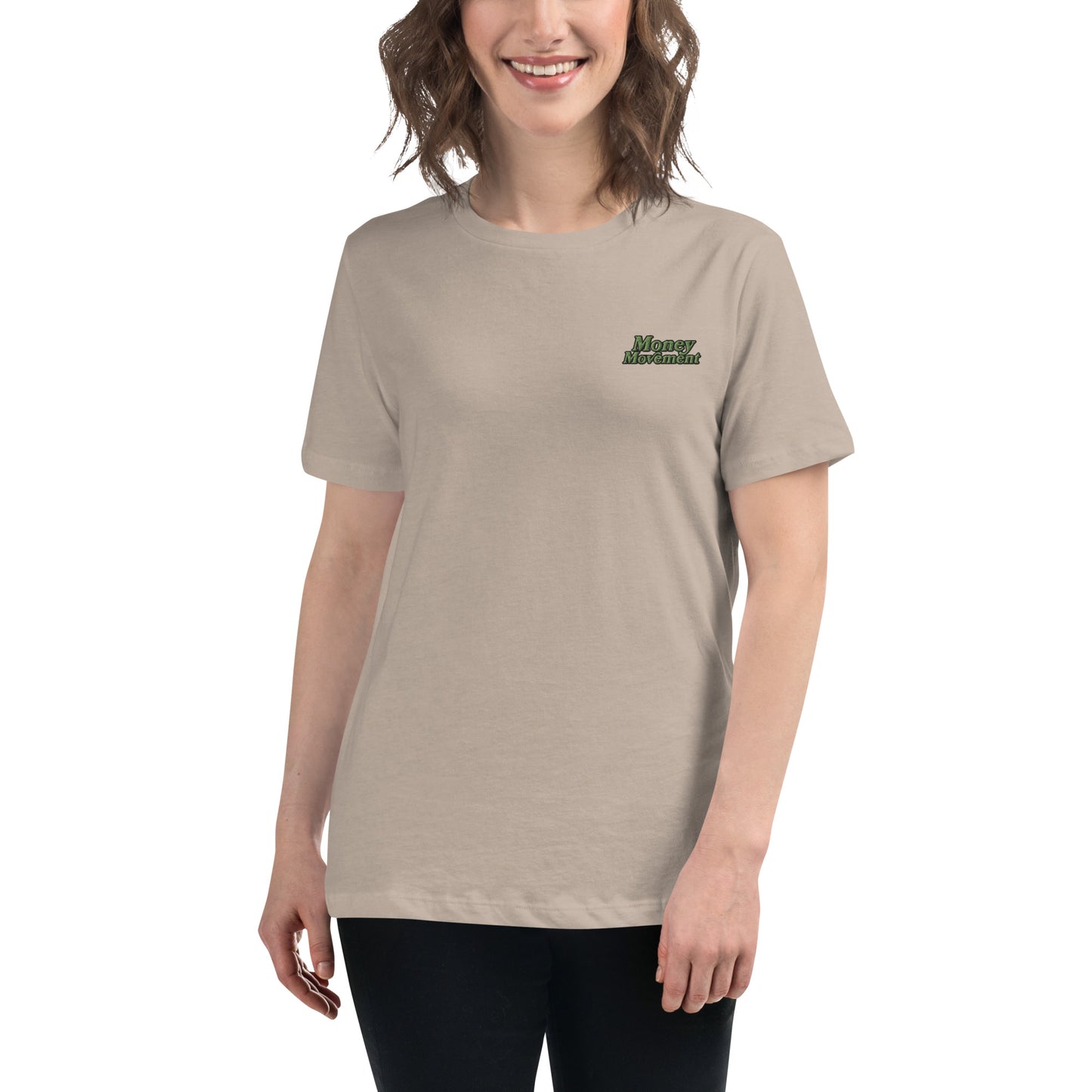 Premium Embroidered Relaxed-fit T-shirt (Women's)