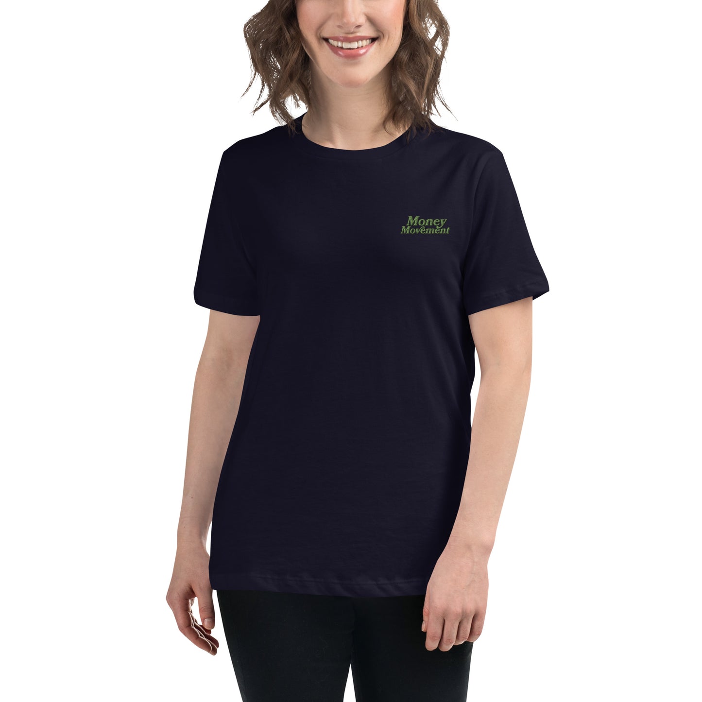 Premium Embroidered Relaxed-fit T-shirt (Women's)