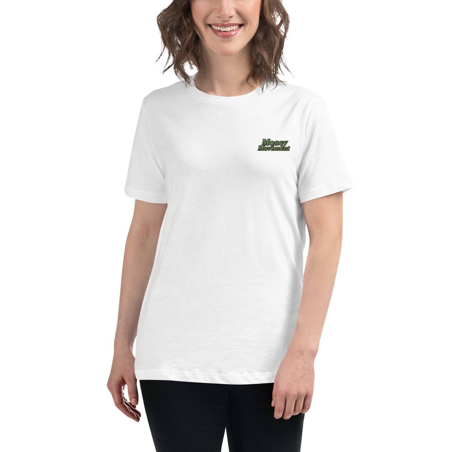 Premium Embroidered Relaxed-fit T-shirt (Women's)